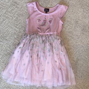 Lilt Pink and Silver Unicorn Dress